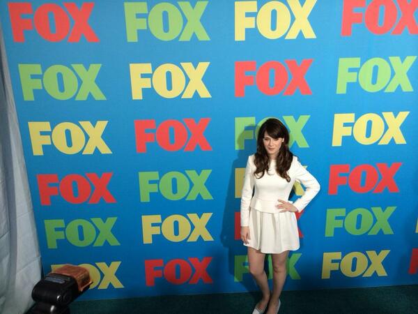 Зоуи Дешанель. FOX 2014 Programming Presentation at the FOX Fanfront - Нью-Йорк, 12 Мая
