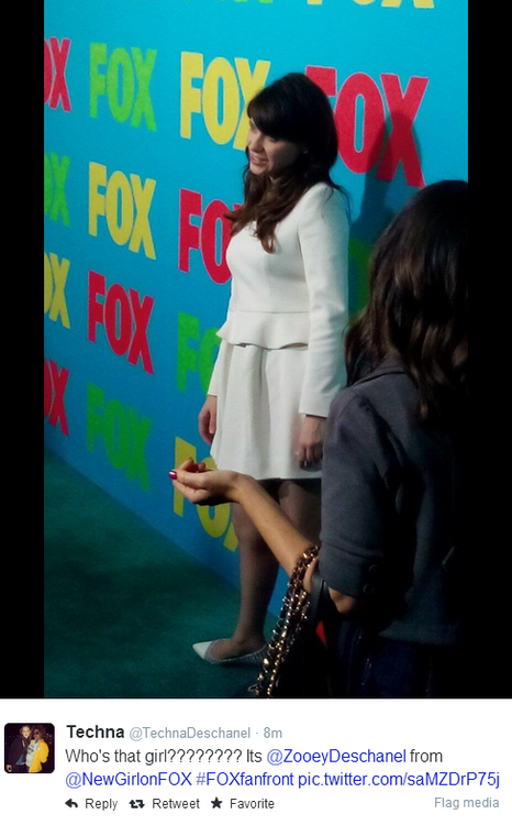 Зоуи Дешанель. FOX 2014 Programming Presentation at the FOX Fanfront - Нью-Йорк, 12 Мая