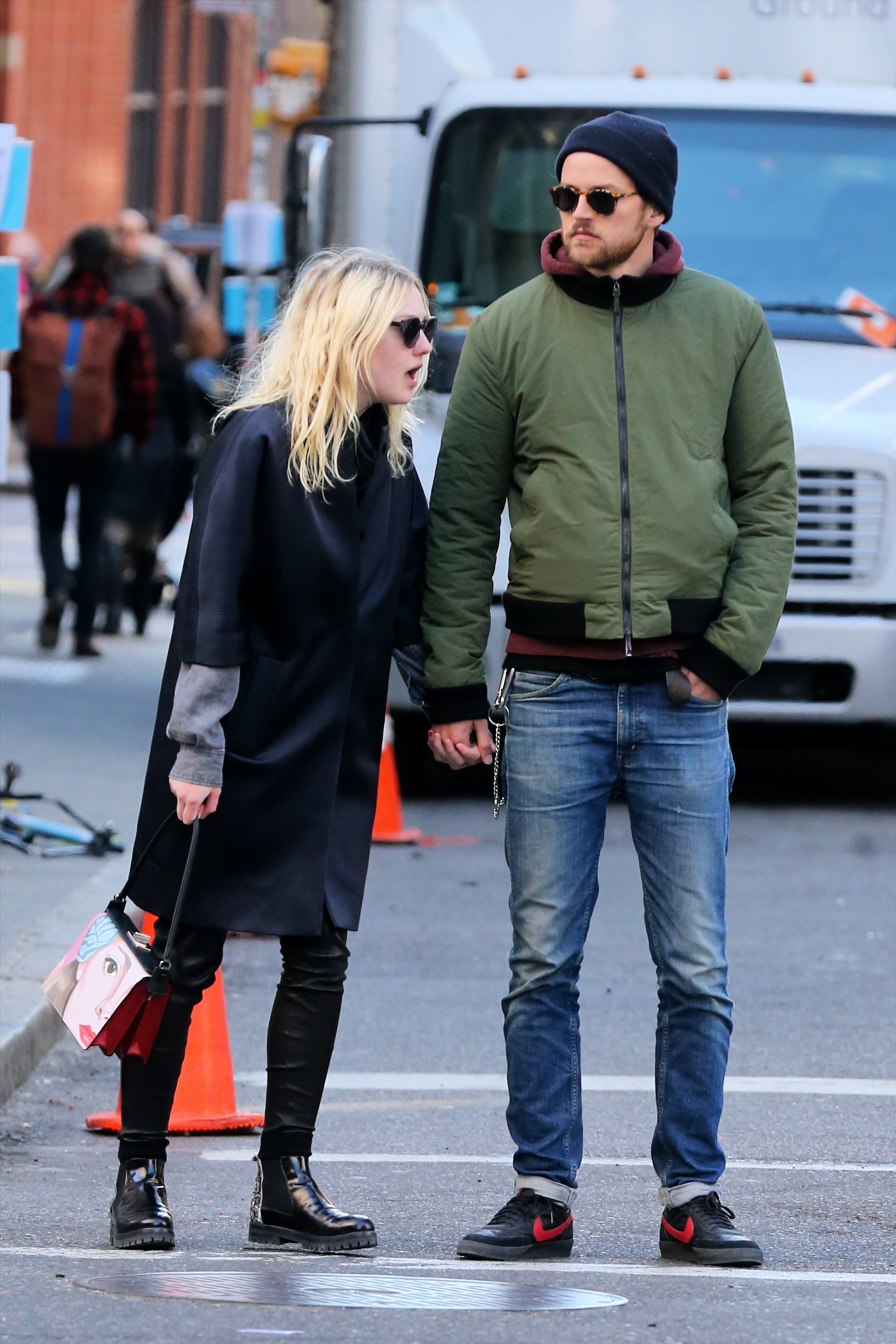 Дакота Фаннинг. Дакота с Джейми прогуливались в Нью-Йорке, в районе Сохо.