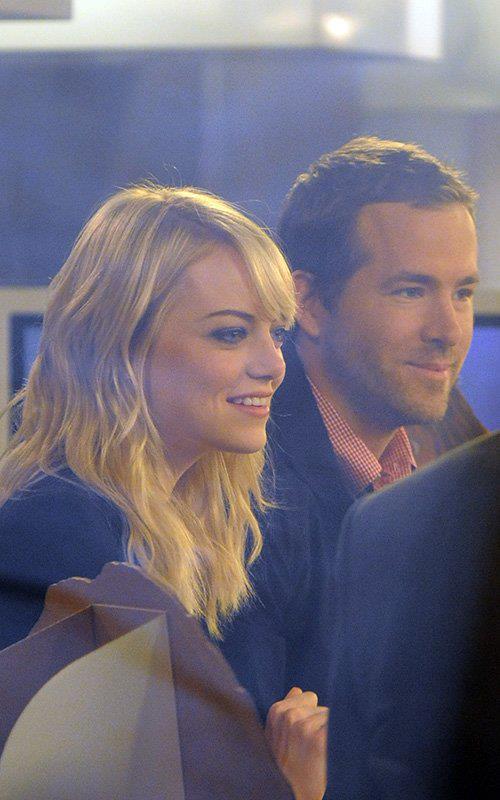 Райан Рейнольдс. Ryan Reynolds и Emma Stone на Today Show в Нью-Йорке.