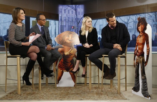 Райан Рейнольдс. Ryan Reynolds и Emma Stone на Today Show в Нью-Йорке.