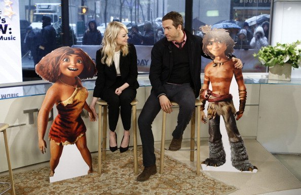 Райан Рейнольдс. Ryan Reynolds и Emma Stone на Today Show в Нью-Йорке.