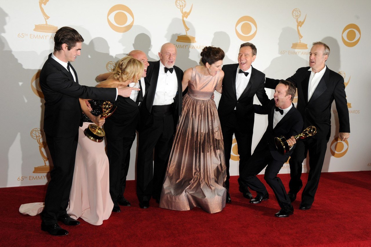 Аарон Пол. Primetime Emmy Award 2013 «LET'S CELEBRATE TOGETHER, BITCH!» 