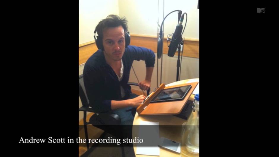 Эндрю Скотт. Эндрю принял участие в записи аудиокниги "Vampires, Scones and Edmund Herondale" 