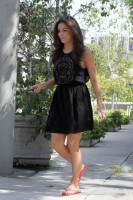 Ева Лонгория. Ева Лонгория направляется в салон красоты, Западный Голливуд, штат Калифорния.