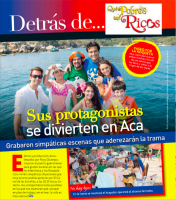 Сканы свежего выпуска журнала «TVyNovelas» о сериале «Какие же они богатые, эти бедные».