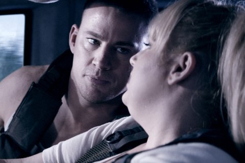 Ченнинг Татум. Ченнинг и Ребел Уилсон в пародии на фильм "Штурм Белого Дома".