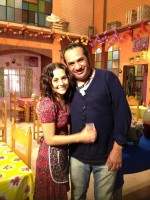 Фото со съемок теленовеллы «Какие же они богатые, эти бедные».