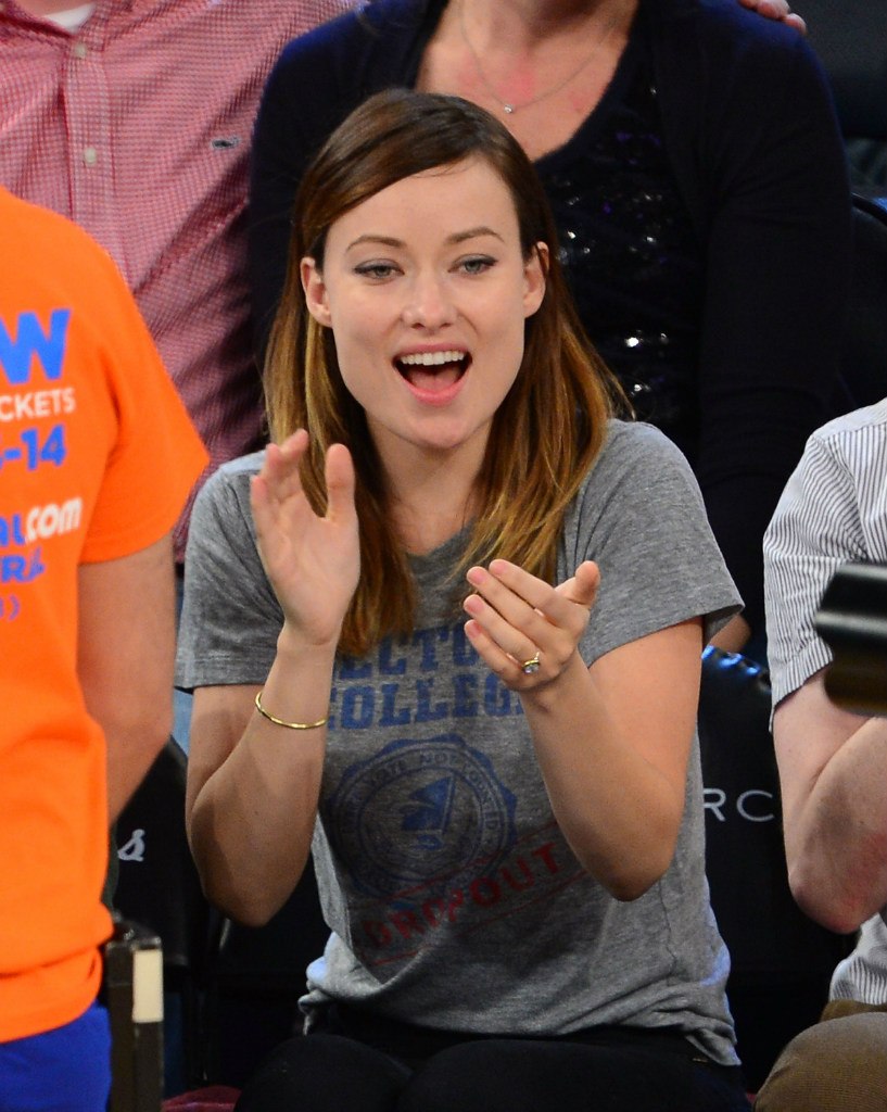 Оливия Уайлд. Оливия и Джейсон в Нью-Йоркском спортивном комплексе «Мэдисон Сквер Гарден»