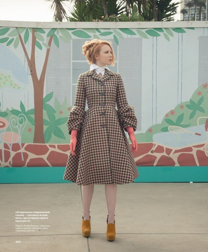 Молли К. Куинн. Molly Quinn для журнала "InStyle" Russia