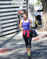 Джессика Альба. Джессика Альба посетила фитнес клуб