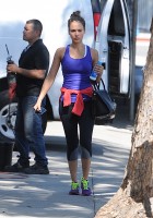 Джессика Альба. Джессика Альба посетила фитнес клуб
