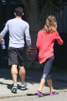 Джессика Альба. Джессика Альба посетила фитнес клуб