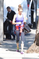 Джессика Альба. Джессика Альба посетила фитнес клуб