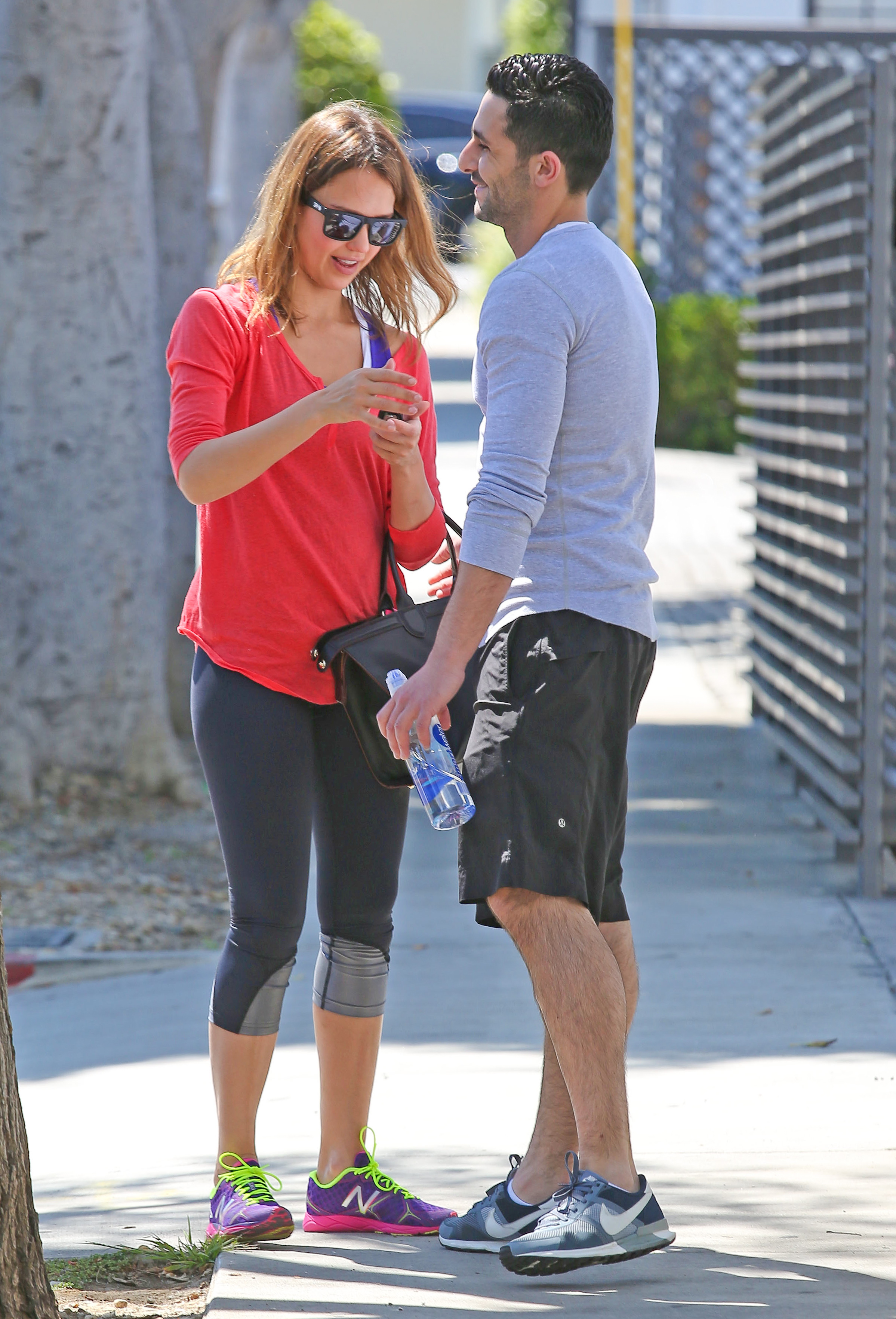 Джессика Альба. Джессика Альба посетила фитнес клуб