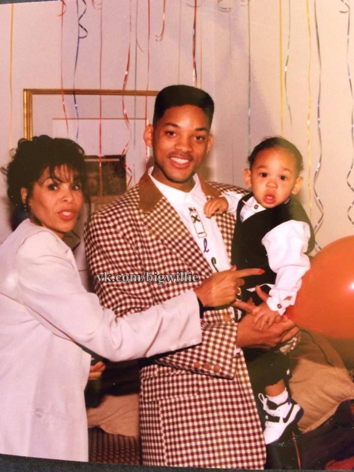 Уилл Смит. Уилл Смит с первой женой Шири Зампино и их сыном - Треем (2 фото) 