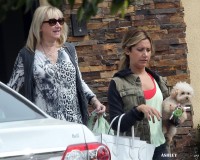 Эшли Тисдейл. Эшли покидает дом родителей в Лос-Анджелесе с мамой и собакой