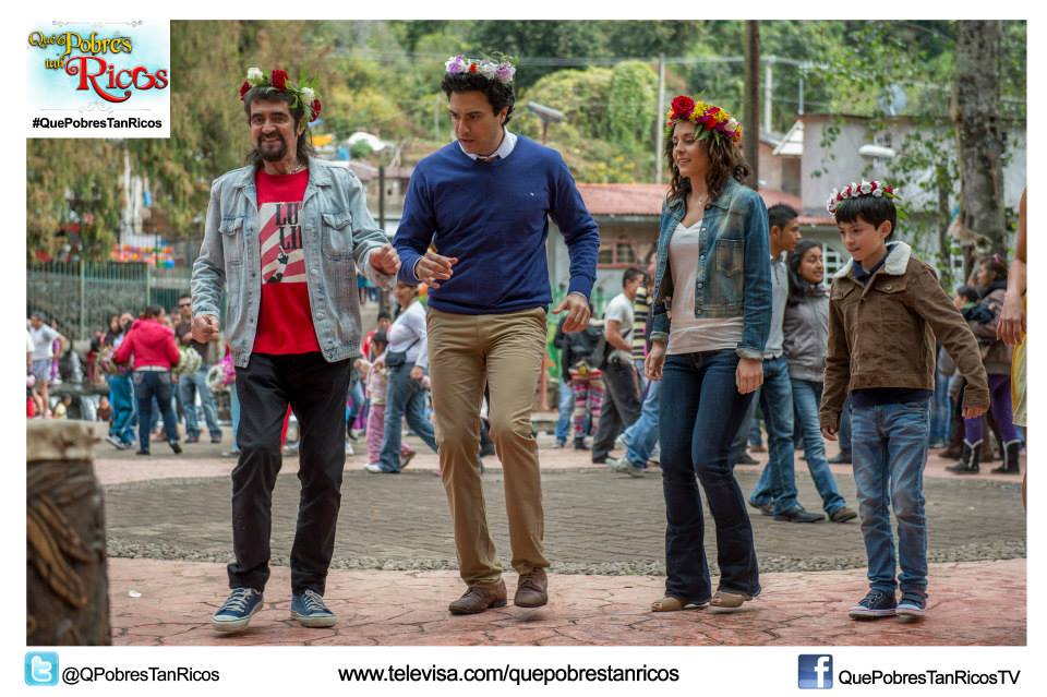 Cурия Вега. Фото Cурии на съемках теленовеллы «Какие же они богатые, эти бедные».