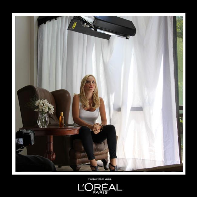 Луисана Лопилато. L`Oreal backstage