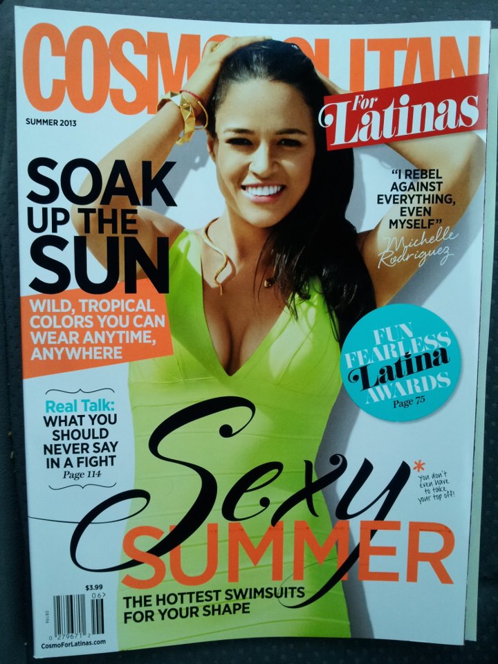 Мишель Родригес. Мишель на обложке Cosmo Latina