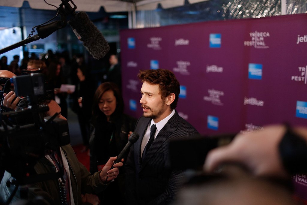 Джеймс Франко. Джеймс представил новый фильм «The Director» на TriBeCa Film Festival 21 апреля