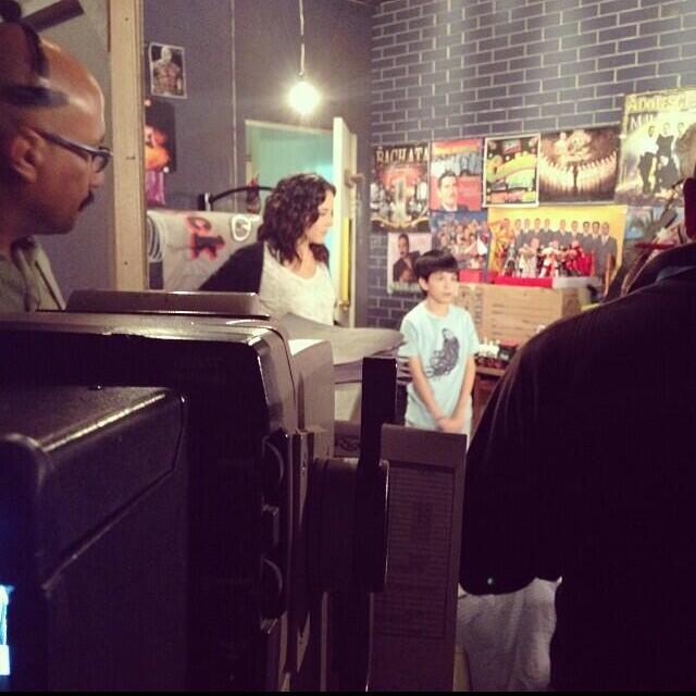 Cурия Вега. Новое/старое фото со съемок теленовеллы «Какие же богатые эти бедные».