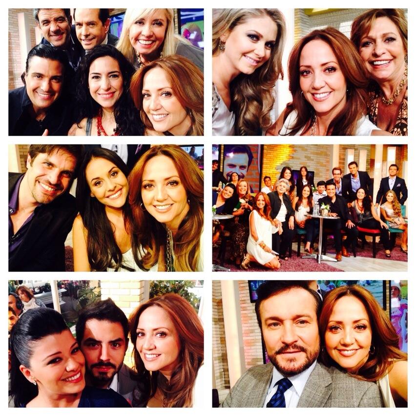 Cурия Вега. Каст сериала «Какие же они богатые, эти бедные» на шоу «Hoy».