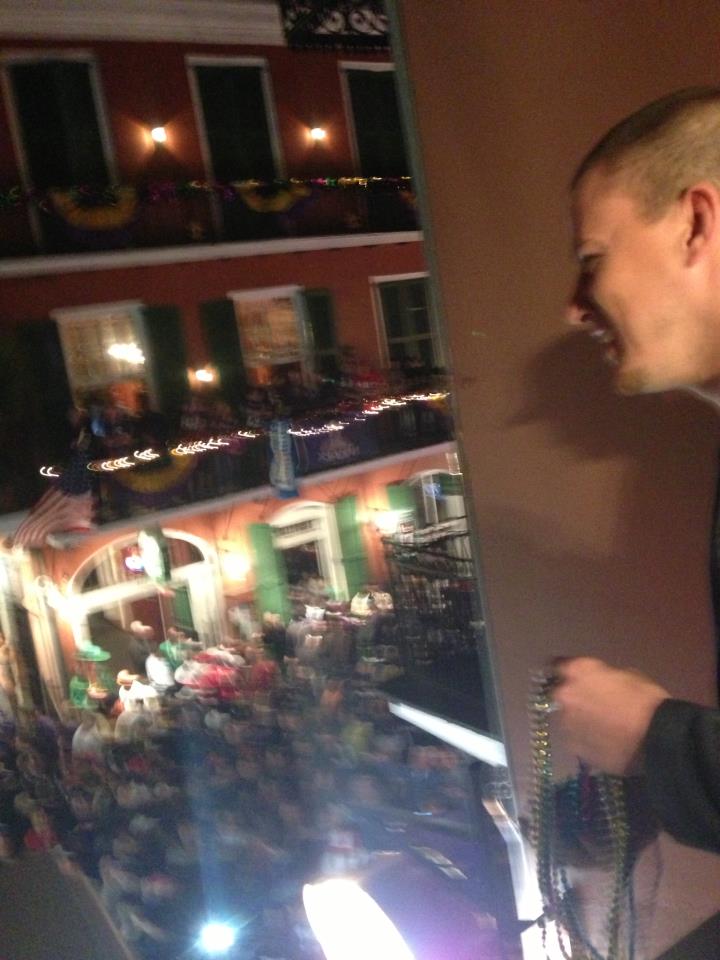 Ченнинг Татум. Ченнинг на празднике Марди Гра 