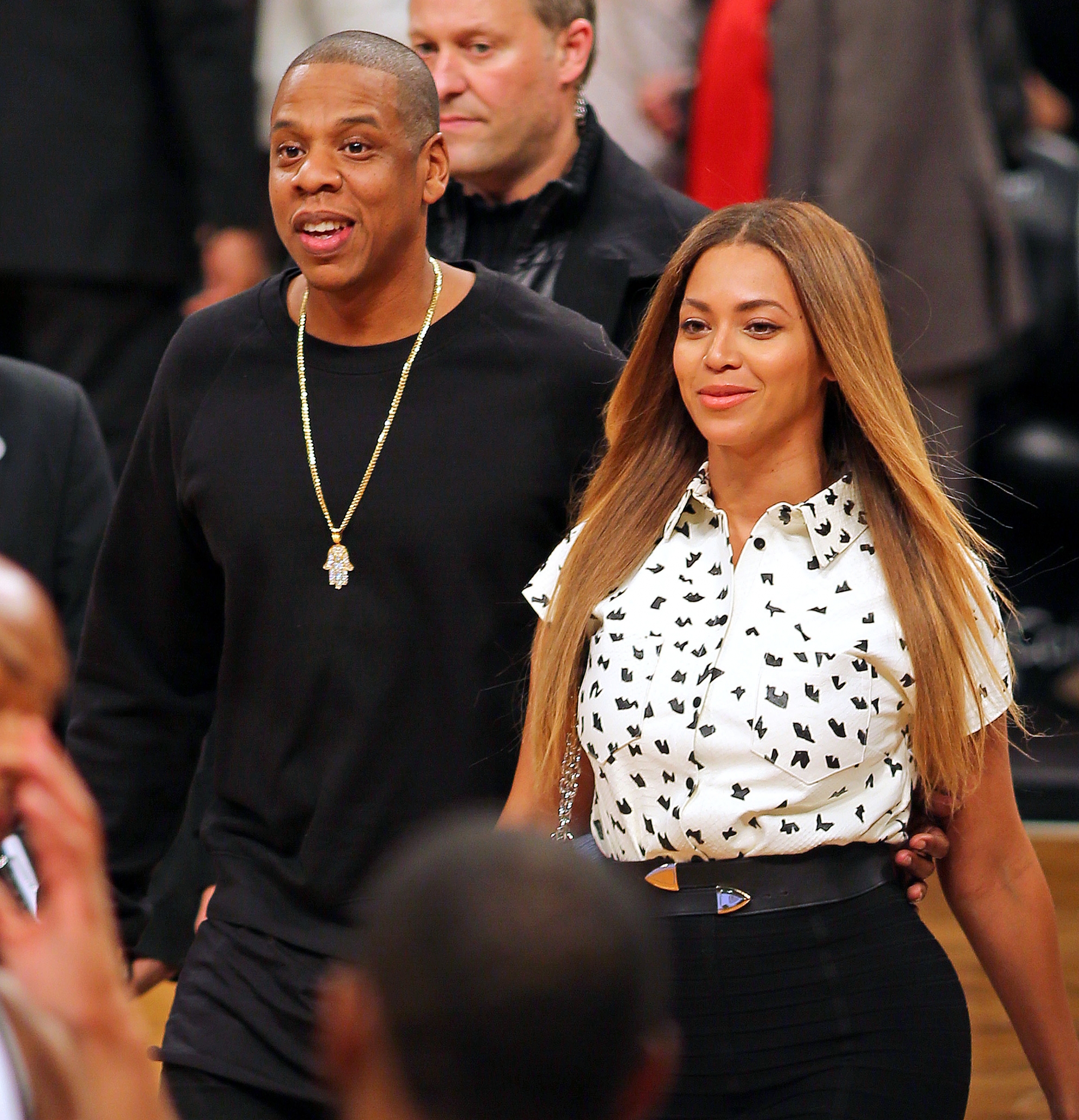 Бейонсе Ноулз. Jayonce на баскетбольной игре «Brooklyn Nets vs Cleveland Cavaliers» в «Barclay’s Center».