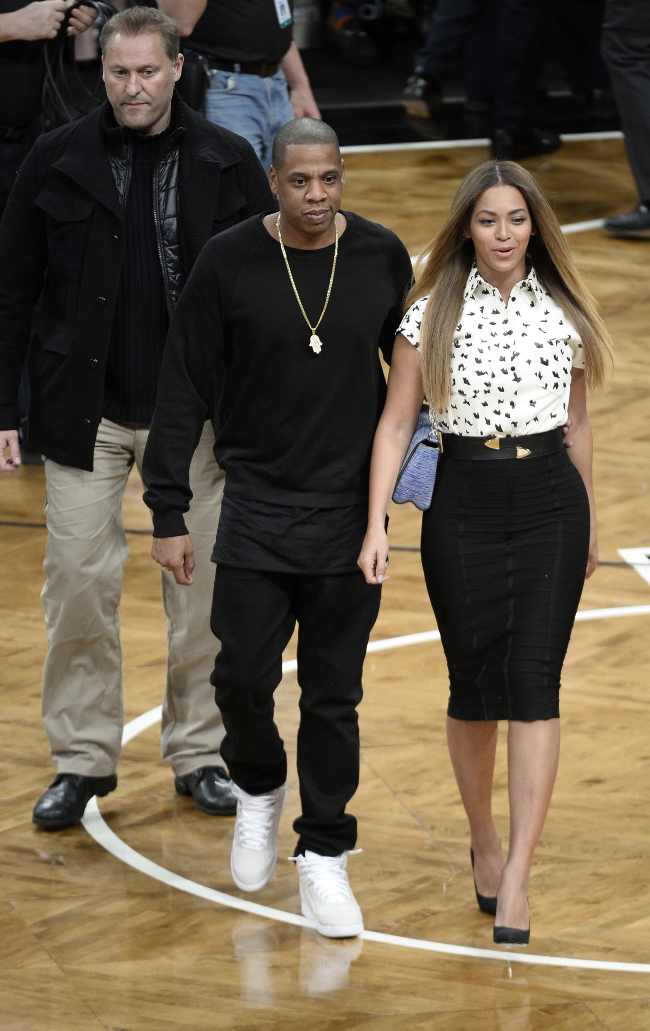 Бейонсе Ноулз. Jayonce на баскетбольной игре «Brooklyn Nets vs Cleveland Cavaliers» в «Barclay’s Center».