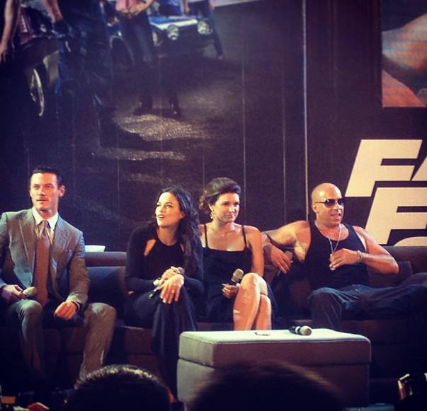 Мишель Родригес. Michelle Rodriguez at Premiere of Fast & Furious 6 