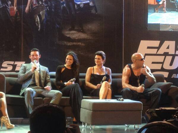 Мишель Родригес. Michelle Rodriguez at Premiere of Fast & Furious 6 