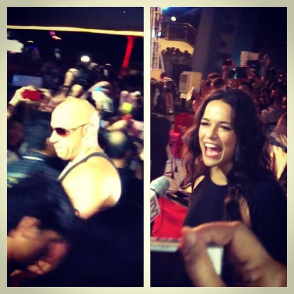 Мишель Родригес. Michelle Rodriguez at Premiere of Fast & Furious 6 