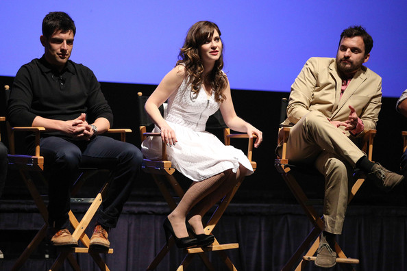 Зоуи Дешанель. 2014 FOX Upfronts - New Girl' Season 3 Finale Screening And Cast - 8 Мая, Лос-Анджелес