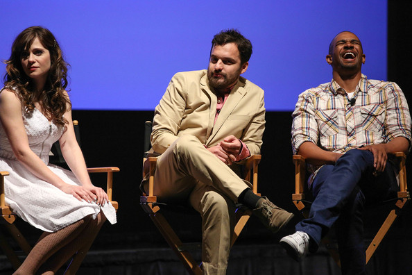 Зоуи Дешанель. 2014 FOX Upfronts - New Girl' Season 3 Finale Screening And Cast - 8 Мая, Лос-Анджелес