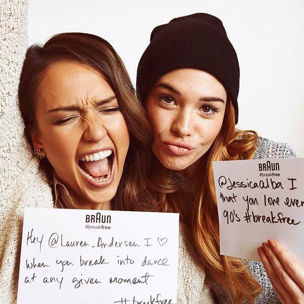 Джессика Альба. Braun #breakfree