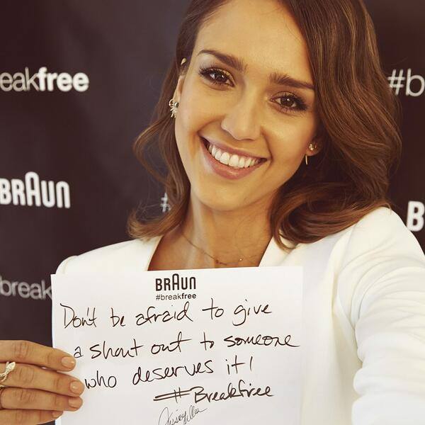 Джессика Альба. Braun #breakfree