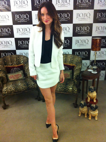 Оливия Уайлд. Фото с пресс-конференции приуроченной к запуску новой коллекции одежды компании Bo.Bô.