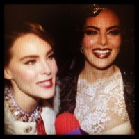 Химена Наваррете. Химена снялась в клипе певицы Belinda, они примеряли на себе образы разных эпох.