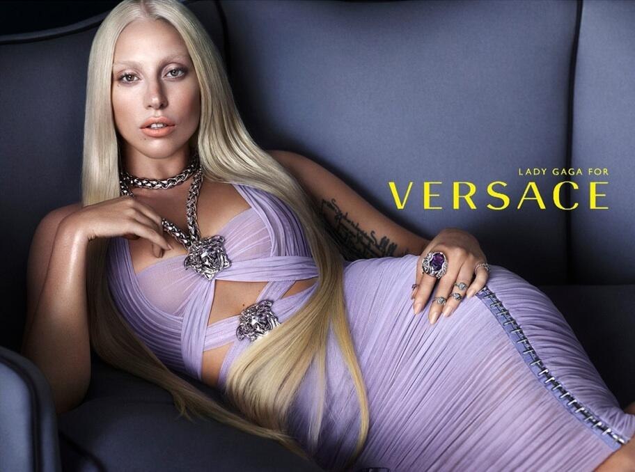 Леди Гага. Фотосессия Леди Гаги для весенней коллекции «Versace».