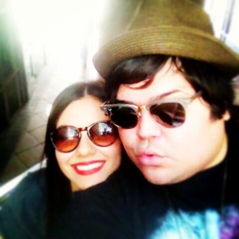 Виктория Джастис. Фото с Инстаграма Харви. 