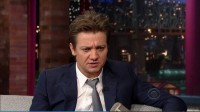 Джереми Реннер. Jeremy Renner on the Late Show with David Letterman 