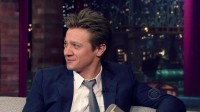 Джереми Реннер. Jeremy Renner on the Late Show with David Letterman 