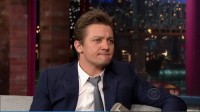 Джереми Реннер. Jeremy Renner on the Late Show with David Letterman 