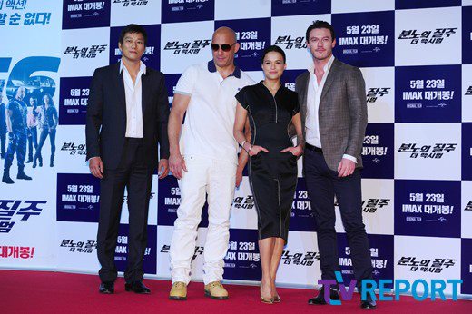 Мишель Родригес. Michelle Rodriguez promoting Fast & Furious 6 in Korea