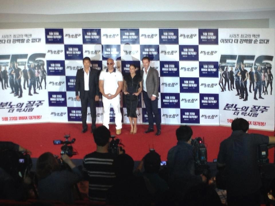 Мишель Родригес. Michelle Rodriguez promoting Fast & Furious 6 in Korea