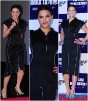 Мишель Родригес. Michelle Rodriguez promoting Fast & Furious 6 in Korea