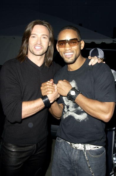 Уилл Смит. Уилл Смит и Хью Джекман на MTV Movie Awards. (2 фото)