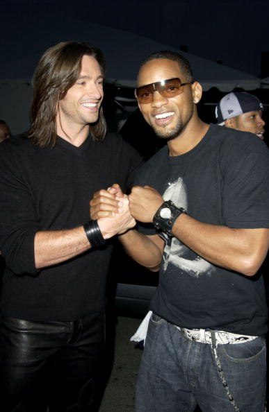 Уилл Смит. Уилл Смит и Хью Джекман на MTV Movie Awards. (2 фото)