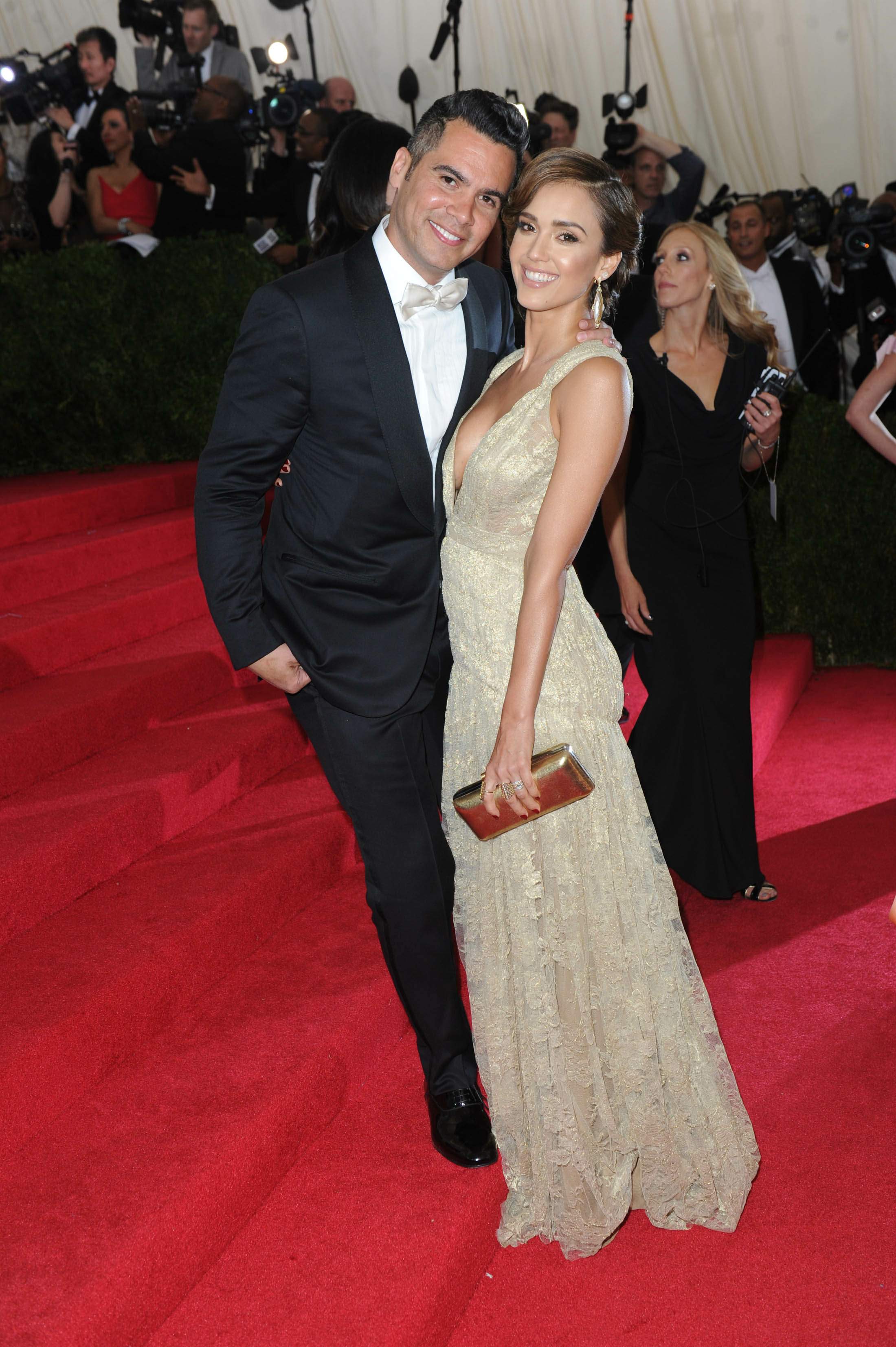 Джессика Альба. Met Gala 2014 в Нью-Йорке